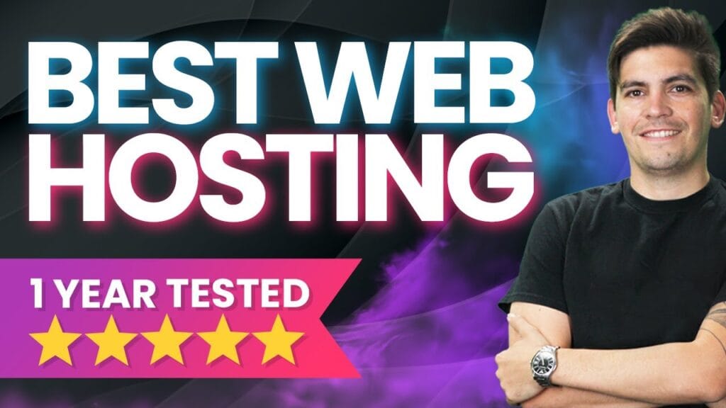 Best web hosting review with five-star rating.