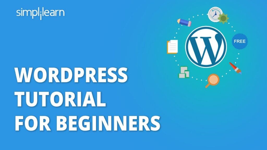 WordPress tutorial for beginners infographic