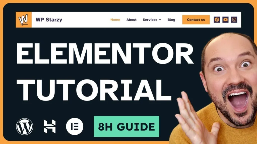 Elementor tutorial guide on WP Starzy site