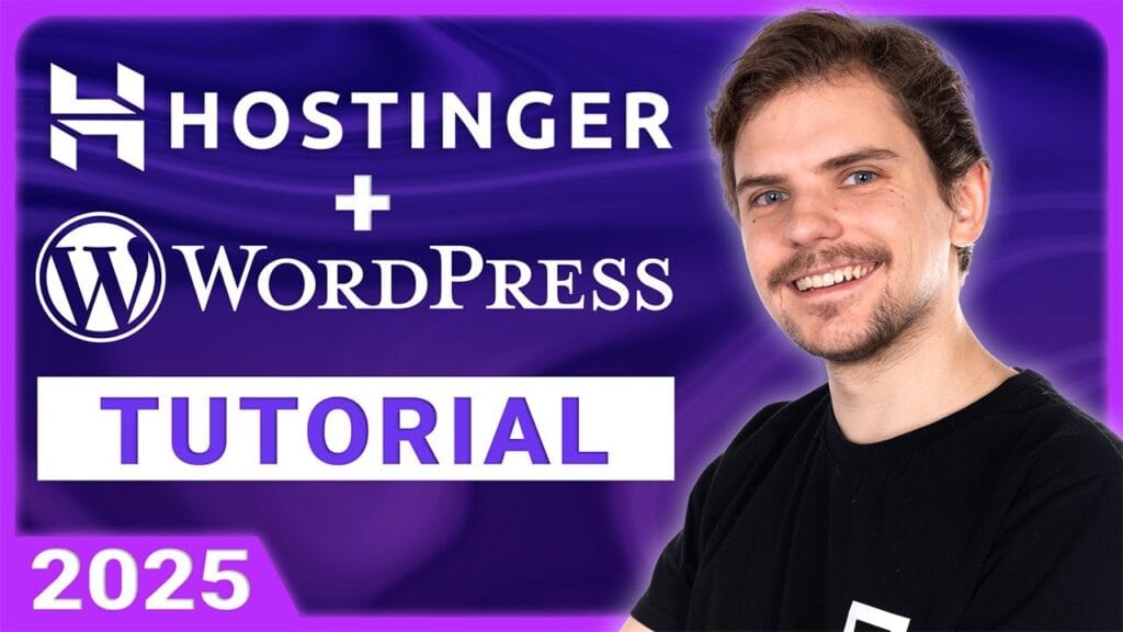 Hostinger WordPress tutorial 2025 cover image