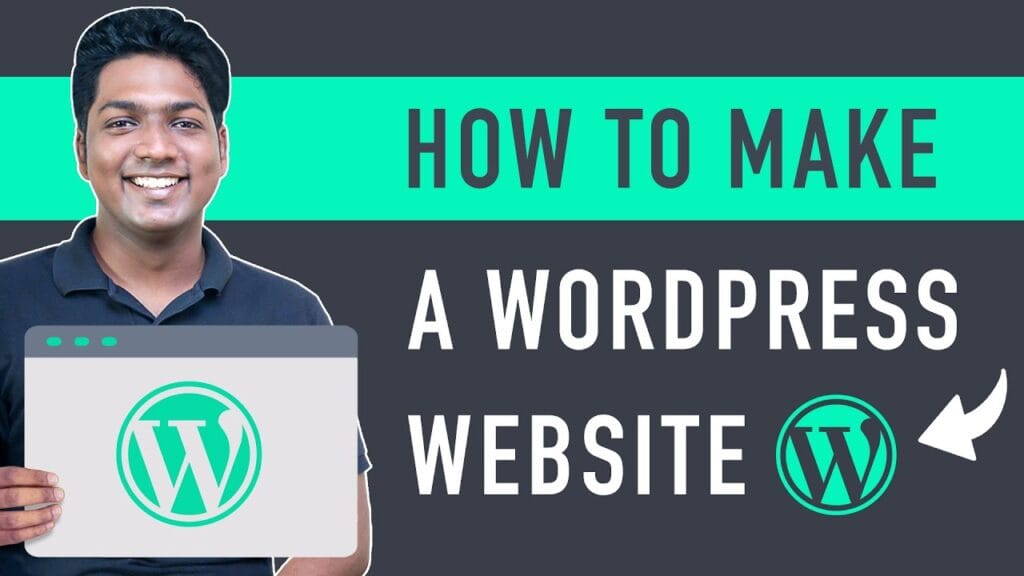 Guide to creating a WordPress website tutorial.