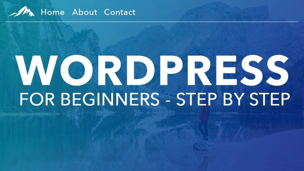 WordPress tutorial for beginners, step-by-step guide.