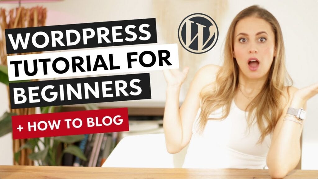 WordPress tutorial for beginners, how to blog